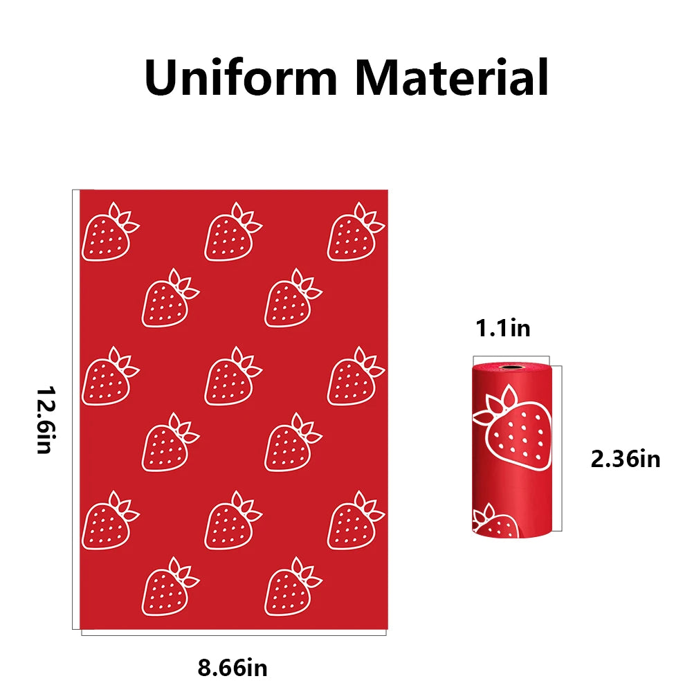 Strawberry Scented Dog Poop Bag Dispenser Kit